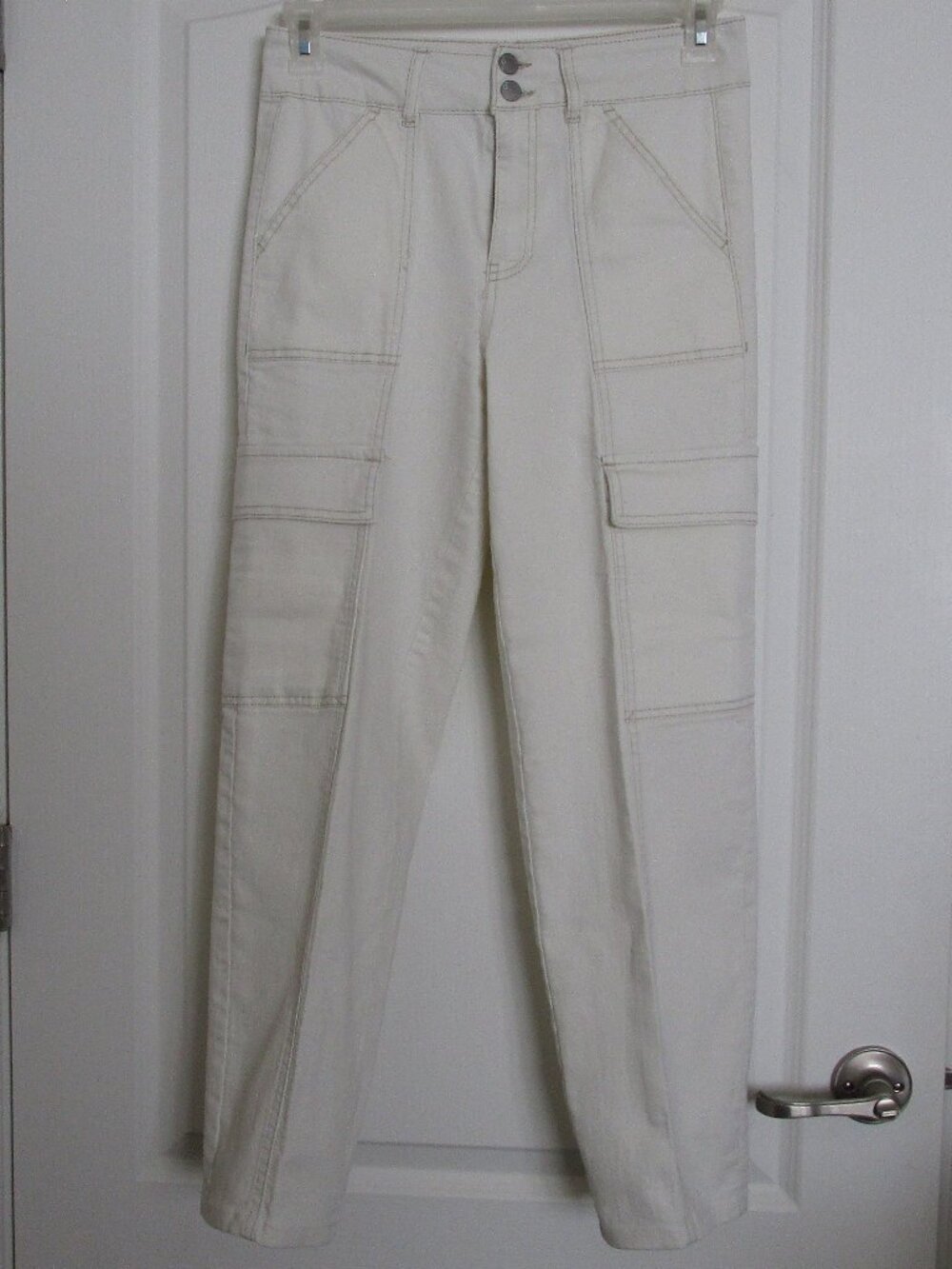 cropped/petite cargo trousers